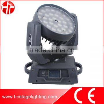 Theater or Concert Stage Lighting Wash Rgbwa 5 In1 36 Moving Head Led