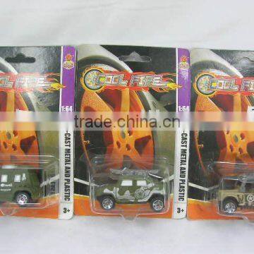 die-cast metal and plastic mini car