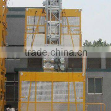 Industrial construction hoist