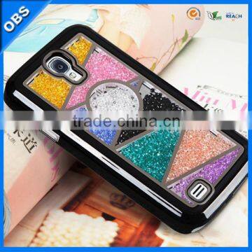 2014 new design ambulatory rhinestone mobile phone case for iphone (OBS-M4011)