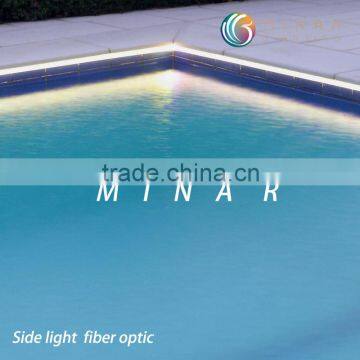 Diameter 8mm Side Light Fiber Optic Cable, Fiber Optic Side Glow Cable Lighting photo-5