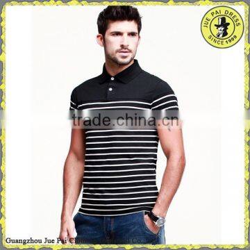 Factory Dri Fit Bulk Cotton Stripe Polo t shirt For Men