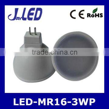 12V MR16 led 3w plastic bulb high quality