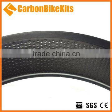CarbonBikeKits SP80C 25mm Wide 80mm Clincher Carbon Rim Dimple
