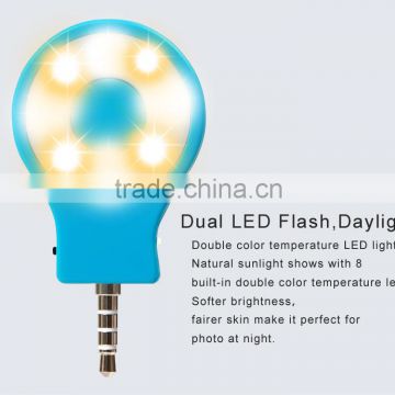 hot selling led flash for smartphones with 3.5mm jack