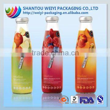 PVC Print Sleeve Label /Mineral water bottle printing label / PVC Heat Shrink Plastic Bottle Label