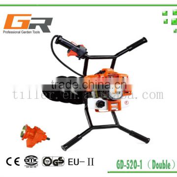 High quality 52cc Double Gasoline Earth Driller