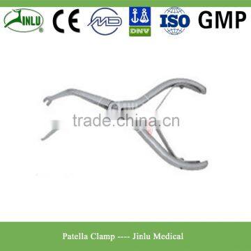 Patella clamp for patella claw (orthopedic basic surgical instrument)