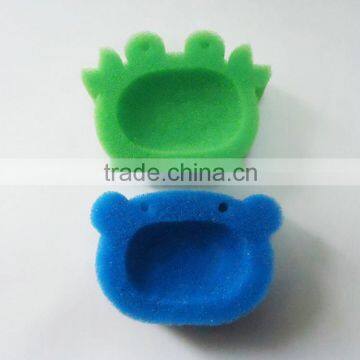 Bathroom accessories soap holder cleaning tool animals style kids sponge