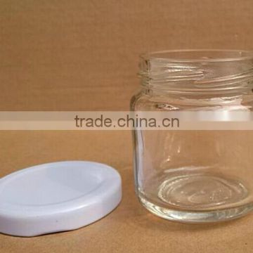 CLEAR GLASS JAR WITH LID