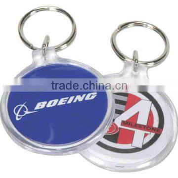 Customized acryilc keychain clear plastic acrylic keychains