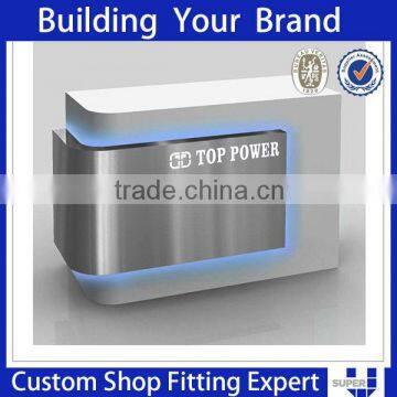 Clothing-shop-cash-counter-design Wood u Shaped Cash Counter photo-3