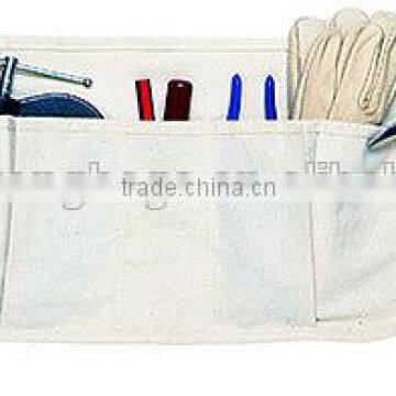 heavy duty cotton canvas waist tool apron with hammer loops