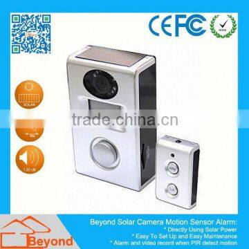 Waterproof Pir Motion Detector Solar Camera Alarm With Video Record and Solar Panel