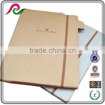 2016 New design eco-friendly custom printed washable kraft paper file folder