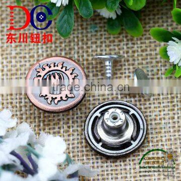Metal Logo Custom Made Clothing Buttons for Jeans Wear photo-1