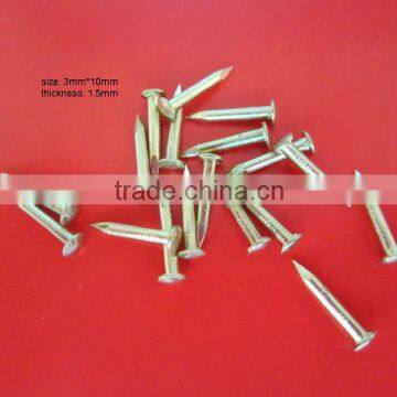 wooden box metal nail, wire tack