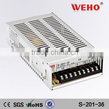 Regulated Ac Dc 201w 36v Power Supply 5.5a led spms