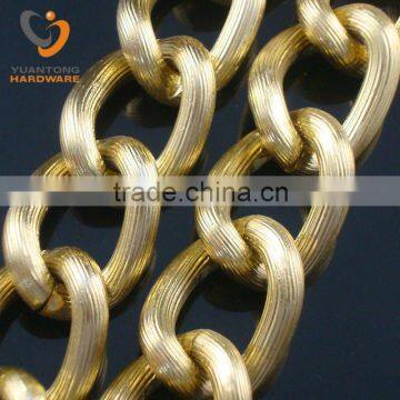 4.7mm thick men's straight line surface necklace chain 26.7*18.9mm