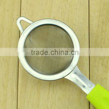 Stainless Steel Fine Mesh Strainer Colander Sieve Kitchen Tools With ABS Handle photo-2