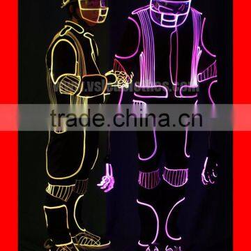 Wireless DMX512 Programmable Light Up LED Robot Outfit Suit