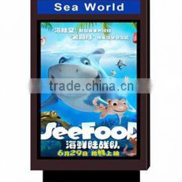 floor stand small outdoor led advertising board for bus station