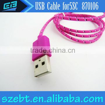 High quality data transmission USB Cable for mobile phone charger cable