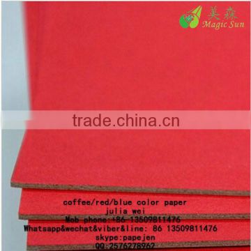 230gsm Red uncoted color card