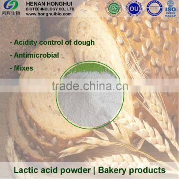 Honghui Brand Manufacturer Supply Powder L-lactic Acid Used as Acidifier for Bakery Products