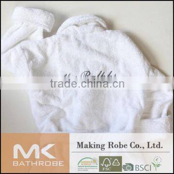 Turkey Quality Terry Cotton Absorbent Bathrobe