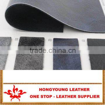 Classical matt grain pu leather synthetic for making woman's shoes,boots,sandals,made in china