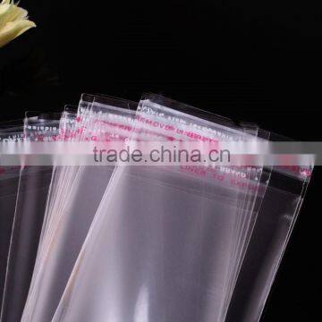 Opp plastic bag with card head