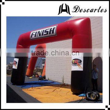 Square shaped advertising entrance arch, inflatable finish line arch gate for sports events