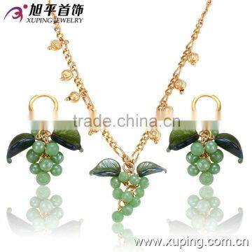 New fashion excellent design grape elegantl beautiful jewelry sets for women girls