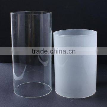 clear or frosted cylinder shape high borosilicate 3.3 glass tube for lighting