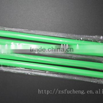 Cold drink cup with straw ,eco-friendly straight plastic drinking straw