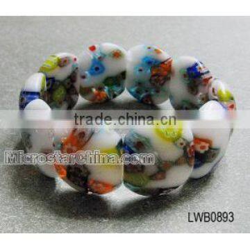 Millefiori Beads Bracelet For Gift