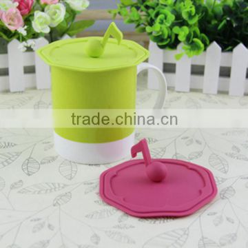 Eco-friendly Hot Selling Cup Cover Silicone Suction Lid