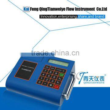 CE approved portable ultrasonic water flowmeter with print function