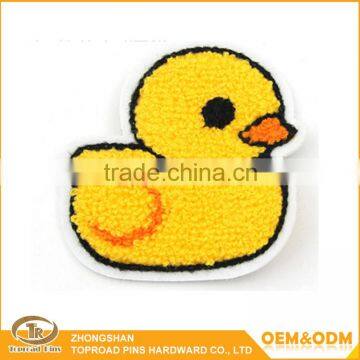 Cartoon Design Embroidery Patch Custom Embroidery Gold Fish Towel Patch Chenille Patch Sewing on Towel photo-6