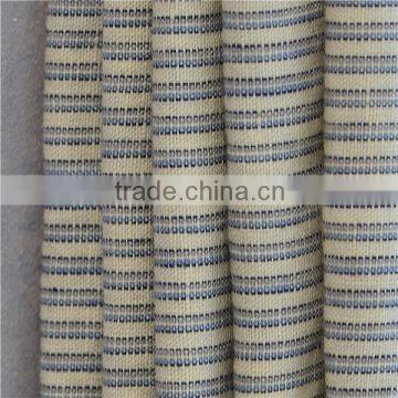 Stripe woven fabric cotton linen yarn dyed woven fabric wholesale for shirts