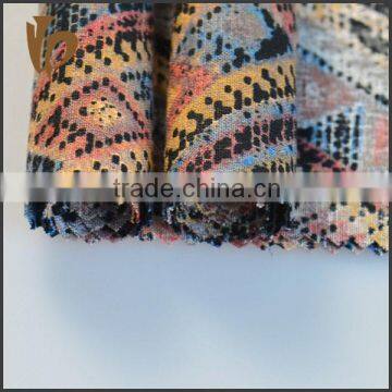 High Fashion Linen Viscose Printing Upholstery Fabric in Argyle Design photo-4