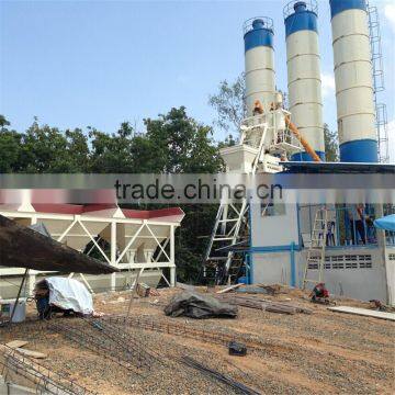 HZS35 Concrete Batching Plant, Portable 35m3 Concrete Batching Plant in Phillipines
