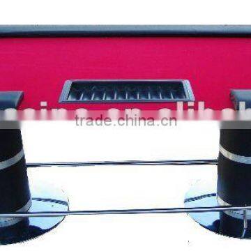 Deluxe 96 inch Holdem poker table with dealer position