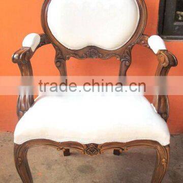 French Dining Chair - Antique Reproduction Single Seat - Single Chair Living Room Sofas