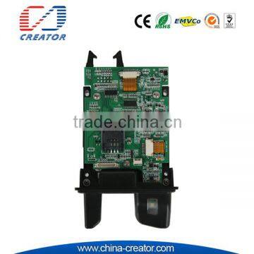 Manual insertion samrt card reader for Self-service Terminal hybrid card reader