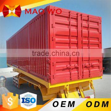 Best Price 3 Axle 40ft Container 50ton Van Semi Trailer for Sale photo-3