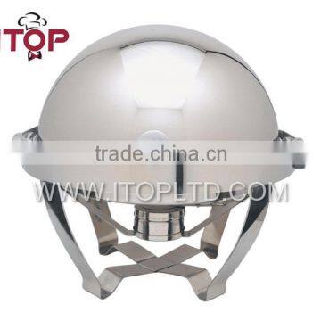 Stainless Steel Oblong Roll Top Chafing Dish photo-2