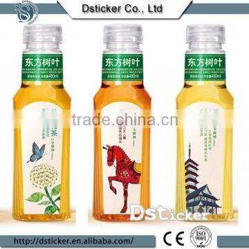 2016 Custom Design Packaging Plastic Bottle Label