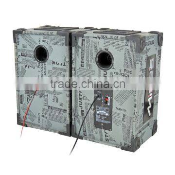 2.0 Wooden High Sound Quality USB Speakers photo-2